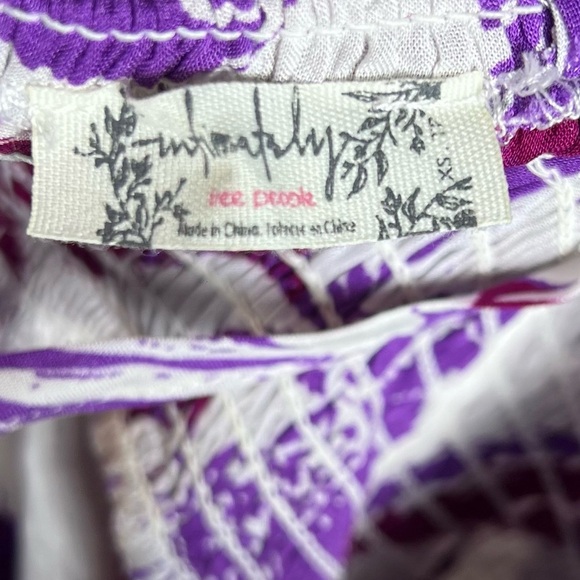 Free People Dress Womens XS Intimately FP Heat Wave Floral Strappy Tropical Maxi - Picture 10 of 10